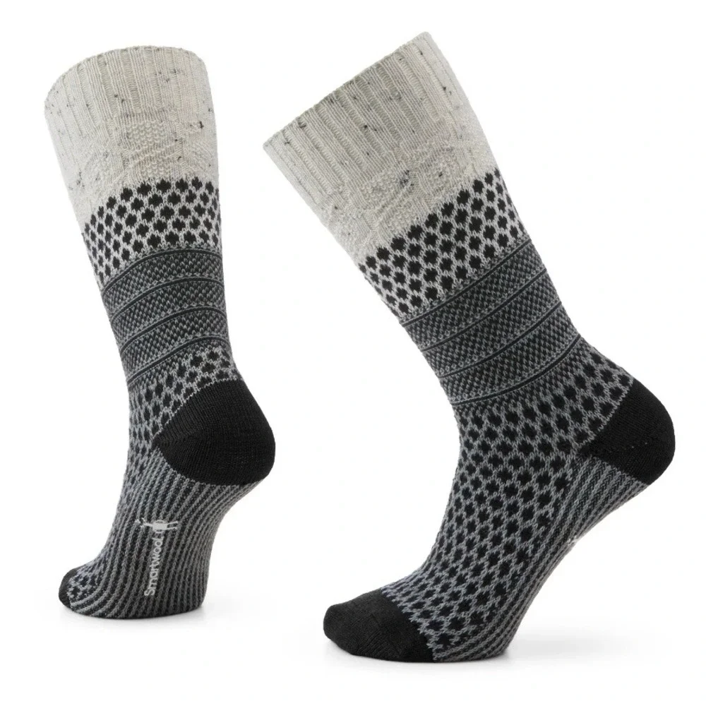 Smartwool Unisex Everyday Cozy Popcorn Cable Crew Socks Size M NWT